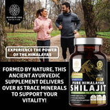 Number One Nutrition Shilajit con más de 85 minerales trazas para nutrición diaria.