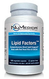 NuMedica Lipid Factors: cápsulas vegetales para apoyar metabolismo de grasas y función hepática.