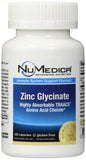 NuMedica Zinc glicinato 20 mg, frasco: alto rendimiento en absorción para uso diario.