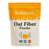 Nunaturals envase de fibra de avena para batidos y horneados