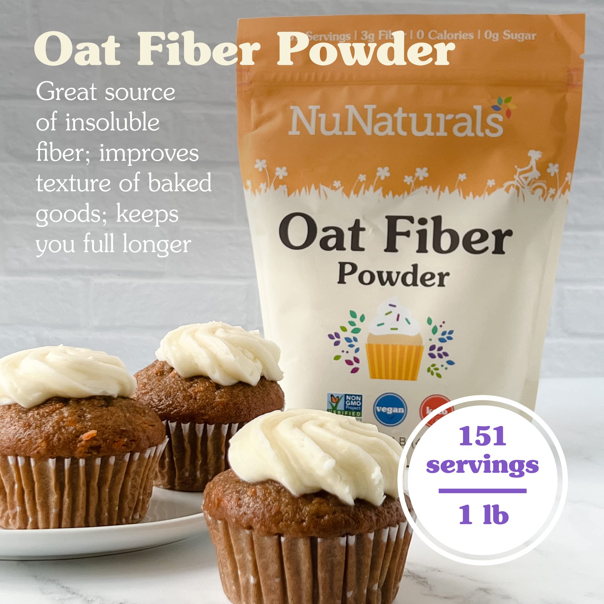 Pancakes de avena con fibra Nunaturals para un desayuno nutritivo