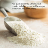 Fibra de avena sin transgénicos Nunaturals para cocina limpia
