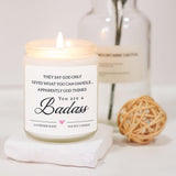 Vela Nuowagify aroma relajante para crear un ambiente calmante en casa.
