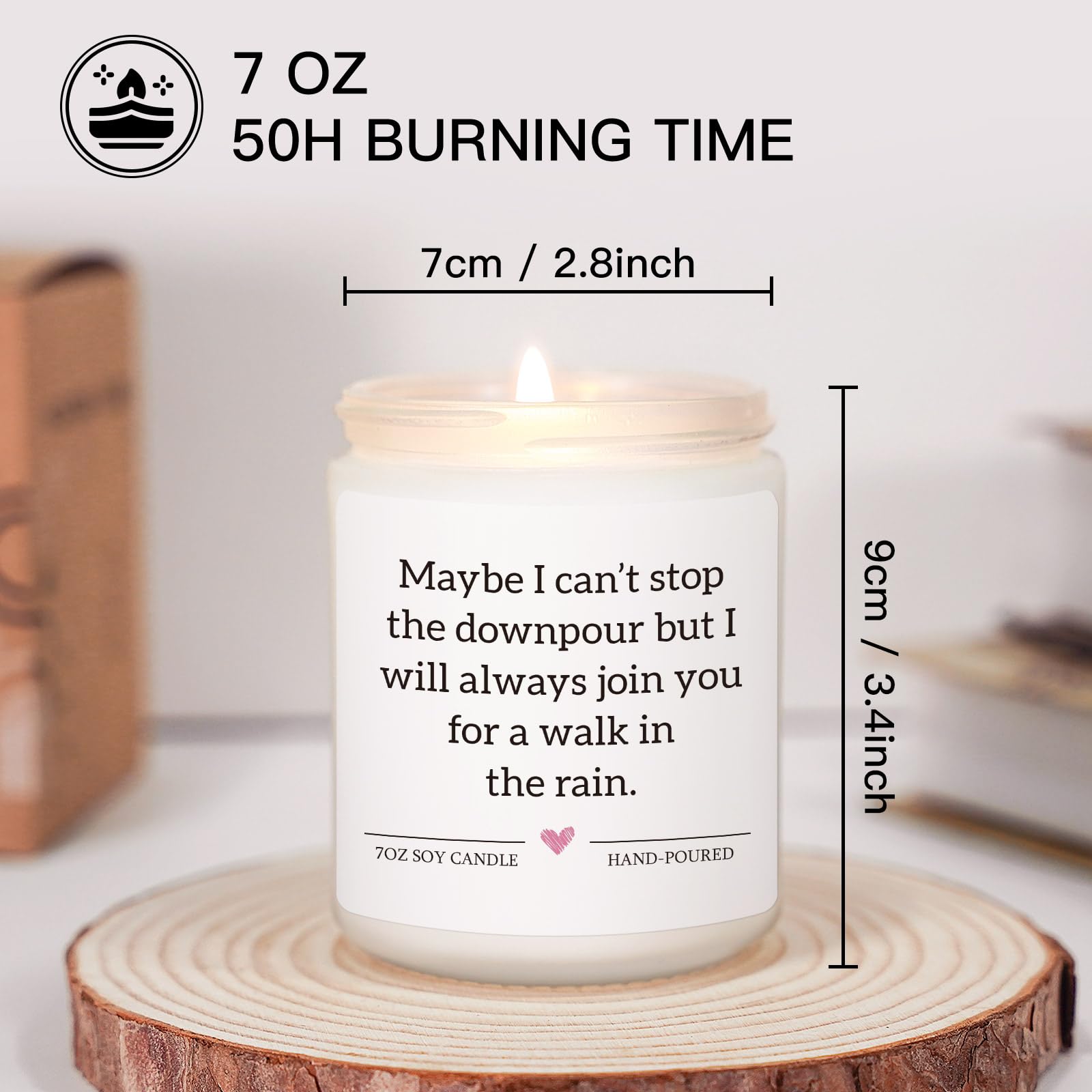 Vela Nuowagify con duración de 50 horas y aroma duradero