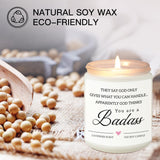 Vela Nuowagify regalo para apoyo durante cáncer, con aroma suave.