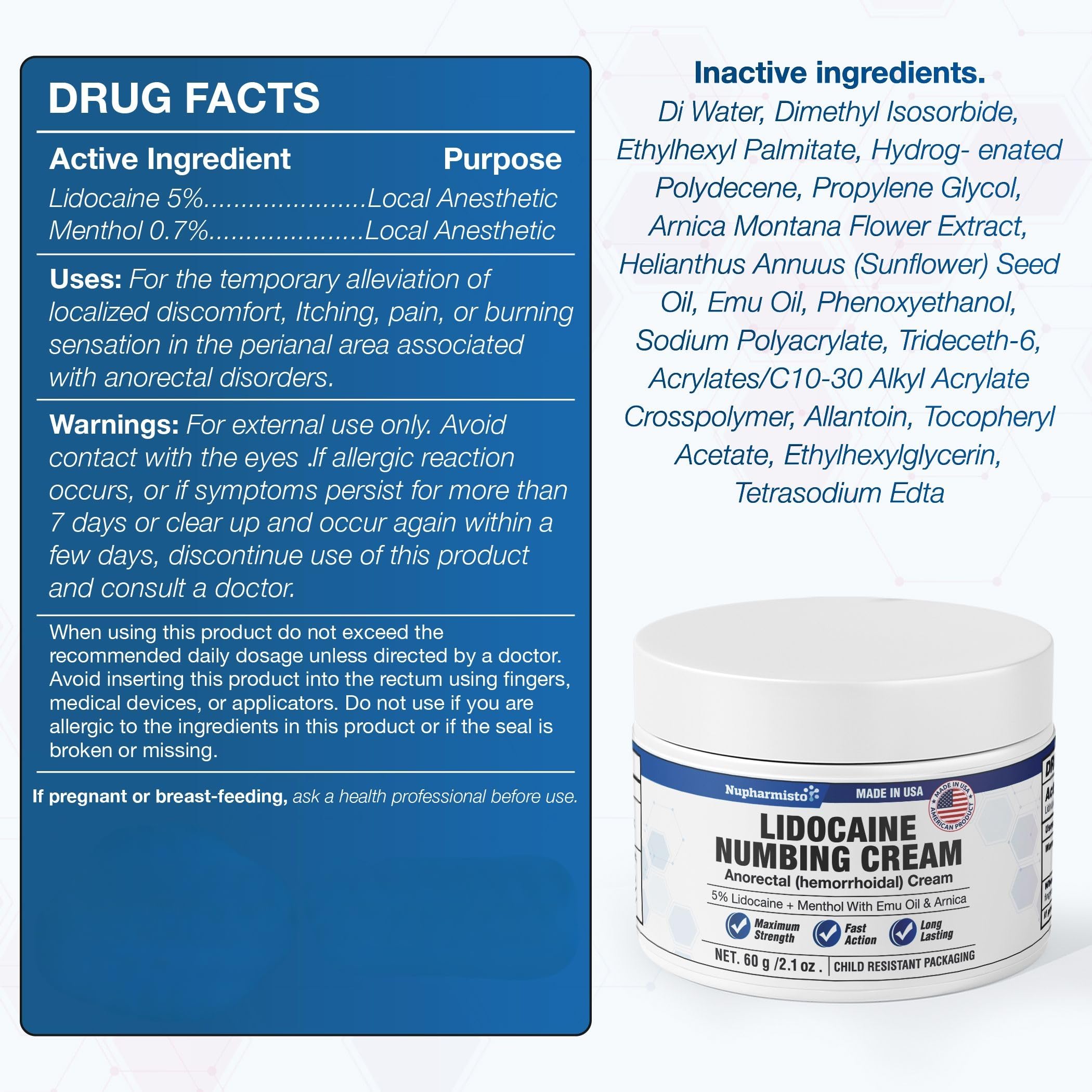 Textura ligera y no grasa de Nupharmisto, fácil de aplicar.
