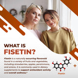 NURAFUSE Fisetina: etiqueta frontal clara para revisión rápida de ingredientes.