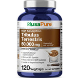 NusaPure Tribulus 50:1 en cápsulas vegetales para uso diario