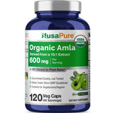 NusaPure Amla orgánico cápsulas 600 mg para uso diario