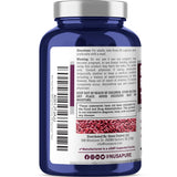 Etiqueta de NusaPure Arroz de Levadura Roja, apto para veganos.
