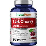 NusaPure Cereza Tart en botella: cápsulas para uso diario en bienestar