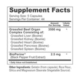 NusaPure Corazón desecado, cápsulas para apoyo nutricional diario.
