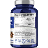 NusaPure extracto corteza pino marítimo francés, botella frente, cápsulas de 400 mg.