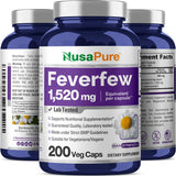 Proceso de fabricación en Estados Unidos para Feverfew