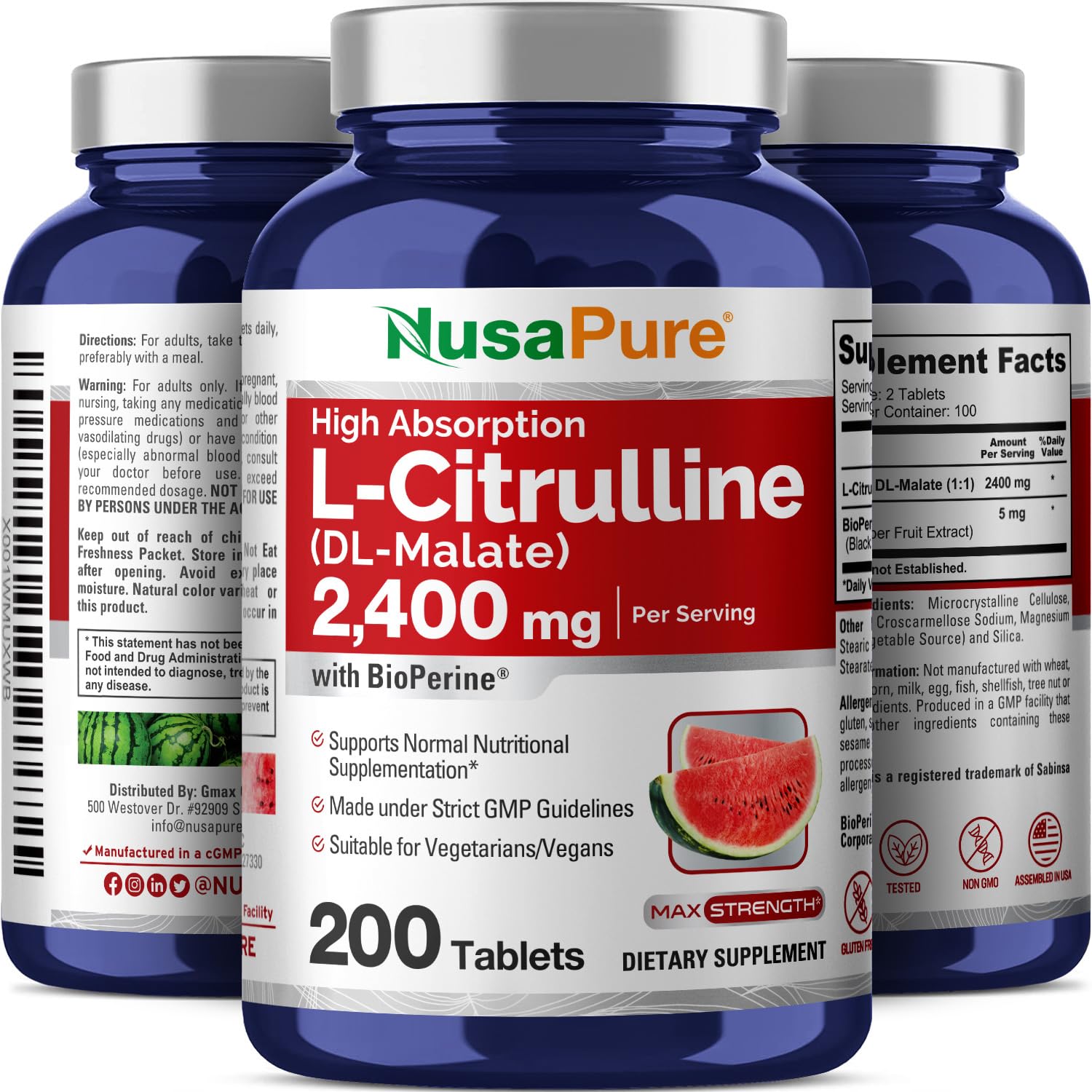 Proceso de fabricación cGMP para L-Citrulina de NusaPure