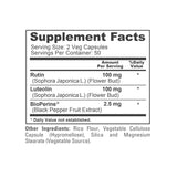 Ingredientes clave Luteolin y Rutin en NusaPure Complex para apoyar la rutina.