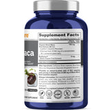 NusaPure Maca Negra 50:1, cápsulas vegetales fáciles de tomar