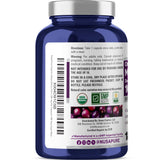 NusaPure Maqui cápsulas 100 mg, envase interior, 180 cápsulas para uso diario