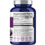 NusaPure Maqui cápsulas 100 mg, etiqueta USDA orgánica, respaldo de calidad