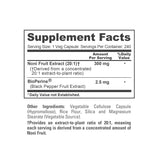 NusaPure Noni pimienta negra extracto para mejor absorción