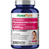 NusaPure Complejo de ceramidas fito, botella visible, para rutina diaria de cuidado de la piel