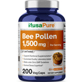NusaPure polen de abeja frasco: fuente natural de proteínas para el día