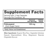 NusaPure Policosanol etiqueta clara para confianza y trazabilidad