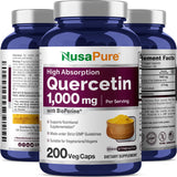 NusaPure Quercetina, dos cápsulas: formato práctico para cada toma.