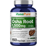 NusaPure cápsulas de raíz de osha para uso diario con alta absorción