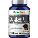 NusaPure Shilajit, bote de cápsulas para uso diario sin complicaciones