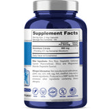 NusaPure Strontium Citrate, frasco con 200 cápsulas, suministro prolongado para tu rutina