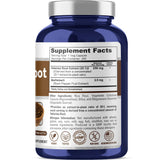 NusaPure Valeriana botella de cápsulas 250 mg, fácil de tomar cada día.