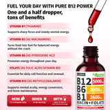 Fórmula B12 alta para apoyo diario de energía y enfoque.
