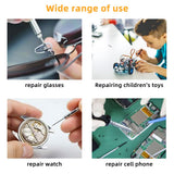 nutjam tornillos de varios tamaños para reparar gafas y relojes
