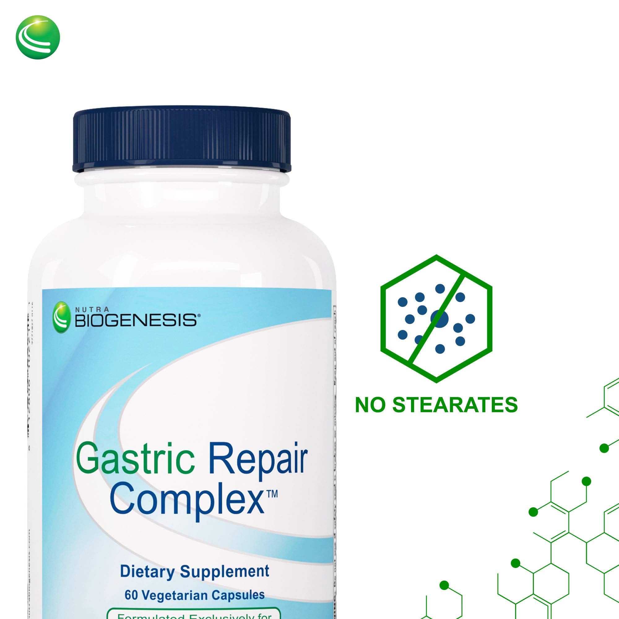 Nutra BioGenesis Aloe cápsulas, alivio suave del tracto digestivo