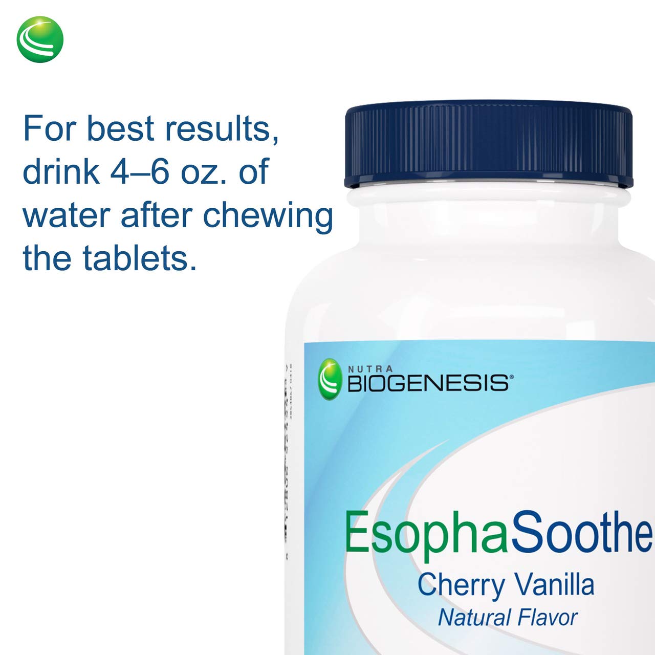 Nutra BioGenesis EsophaSoothe: beneficios posibles para comodidad al tragar
