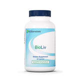 BioLiv de Nutra BioGenesis, botella de cápsulas para apoyo digestivo diario