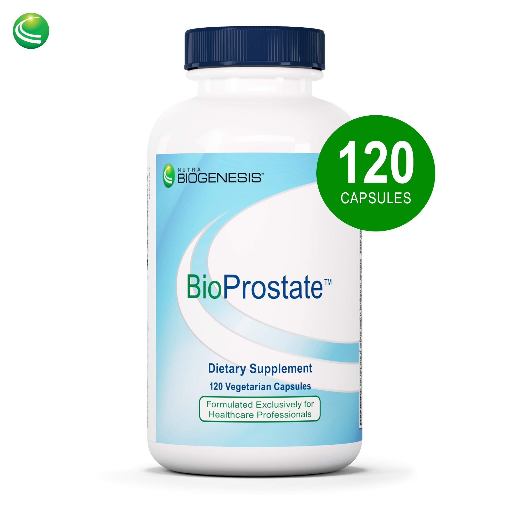 BioProstate de Nutra BioGenesis – ingredientes clave visibles, como extractos vegetales beneficiosos.