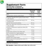 Nutra BioGenesis Diabetone Plus: cápsulas en frasco para uso diario.
