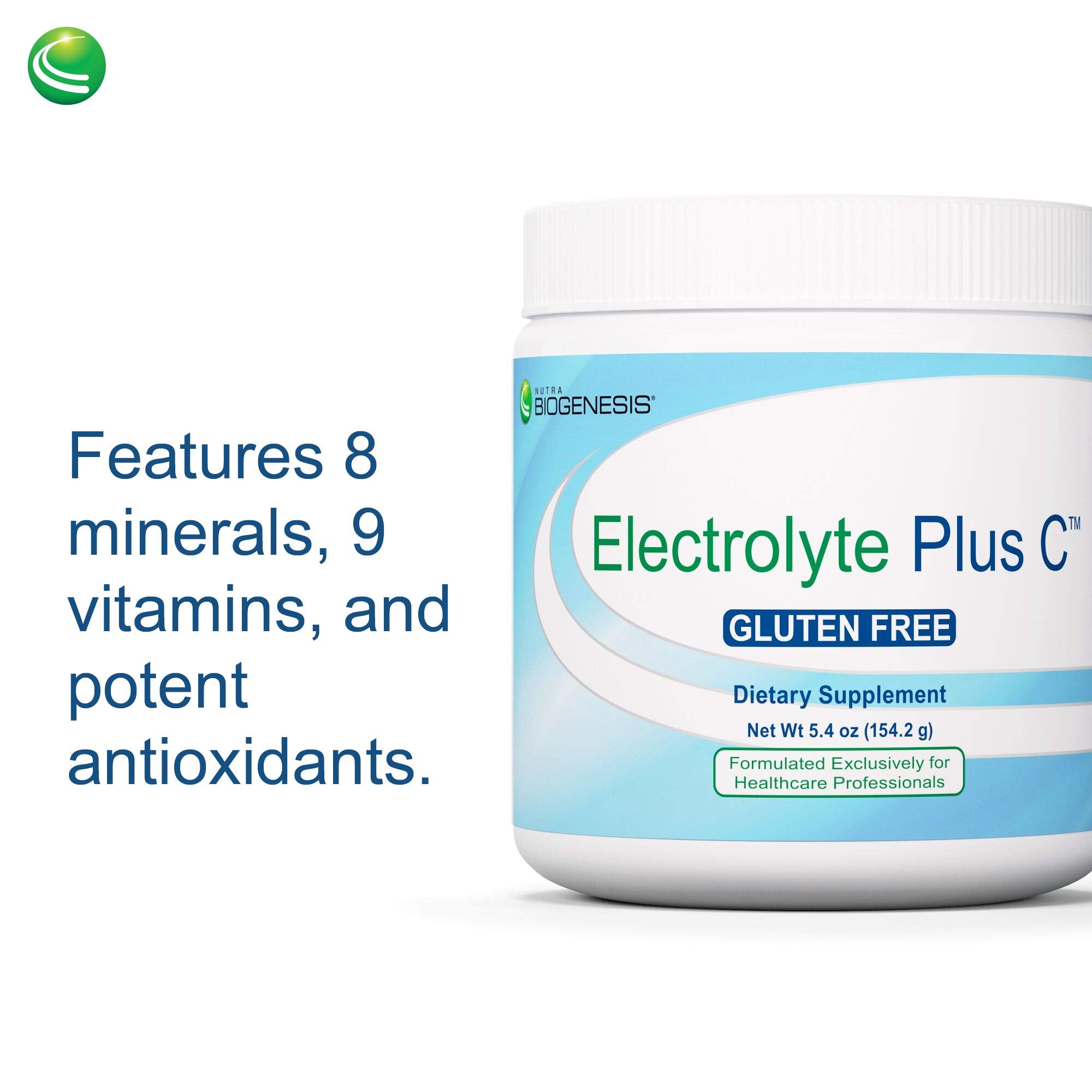 Ingredientes naturales y electrolitos en Nutra BioGenesis Electrolyte Plus C