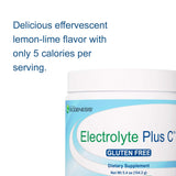 Vitaminas y antioxidantes en Nutra BioGenesis Electrolyte Plus C para energía