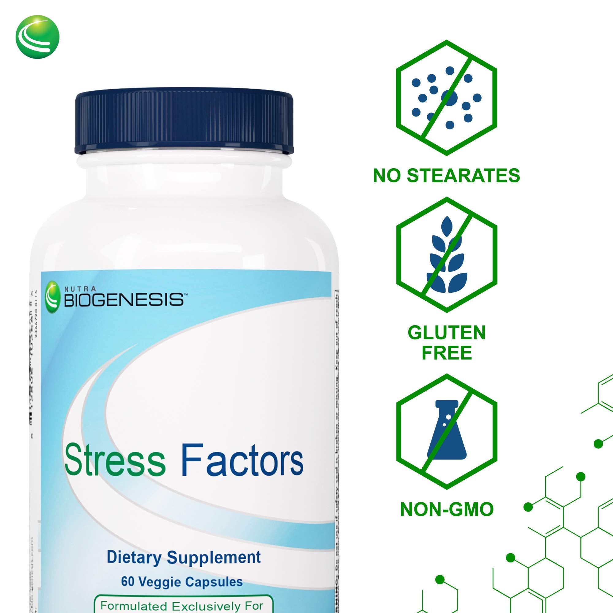 Nutra BioGenesis Factores del Sueño, foco en melatonina, ayuda a apoyar el ritmo nocturno