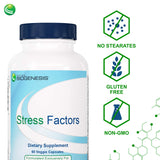 Nutra BioGenesis Factores del Sueño, foco en melatonina, ayuda a apoyar el ritmo nocturno