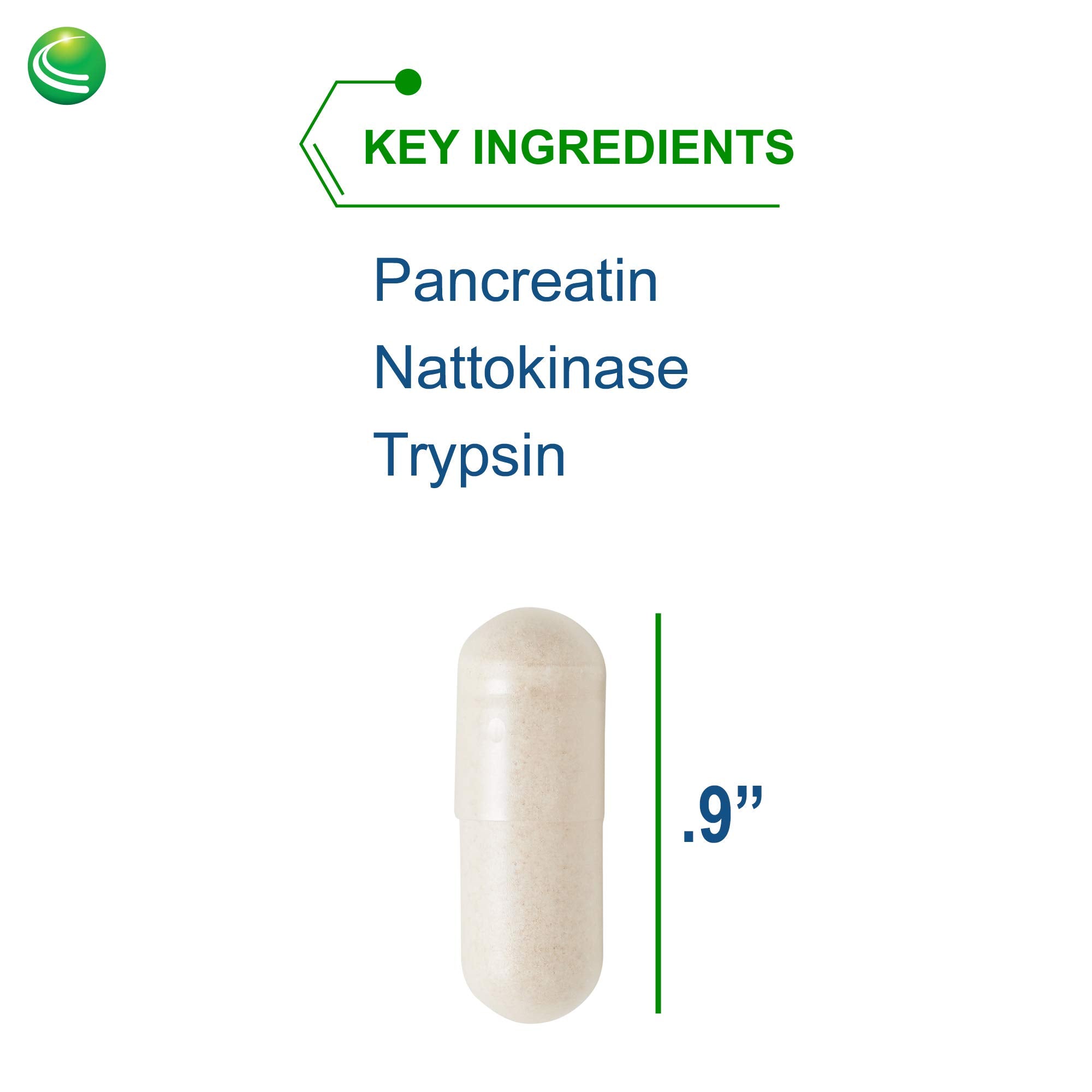 InfamaZyme Nutra Biogenesis, etiqueta detallada, información clara sobre ingredientes
