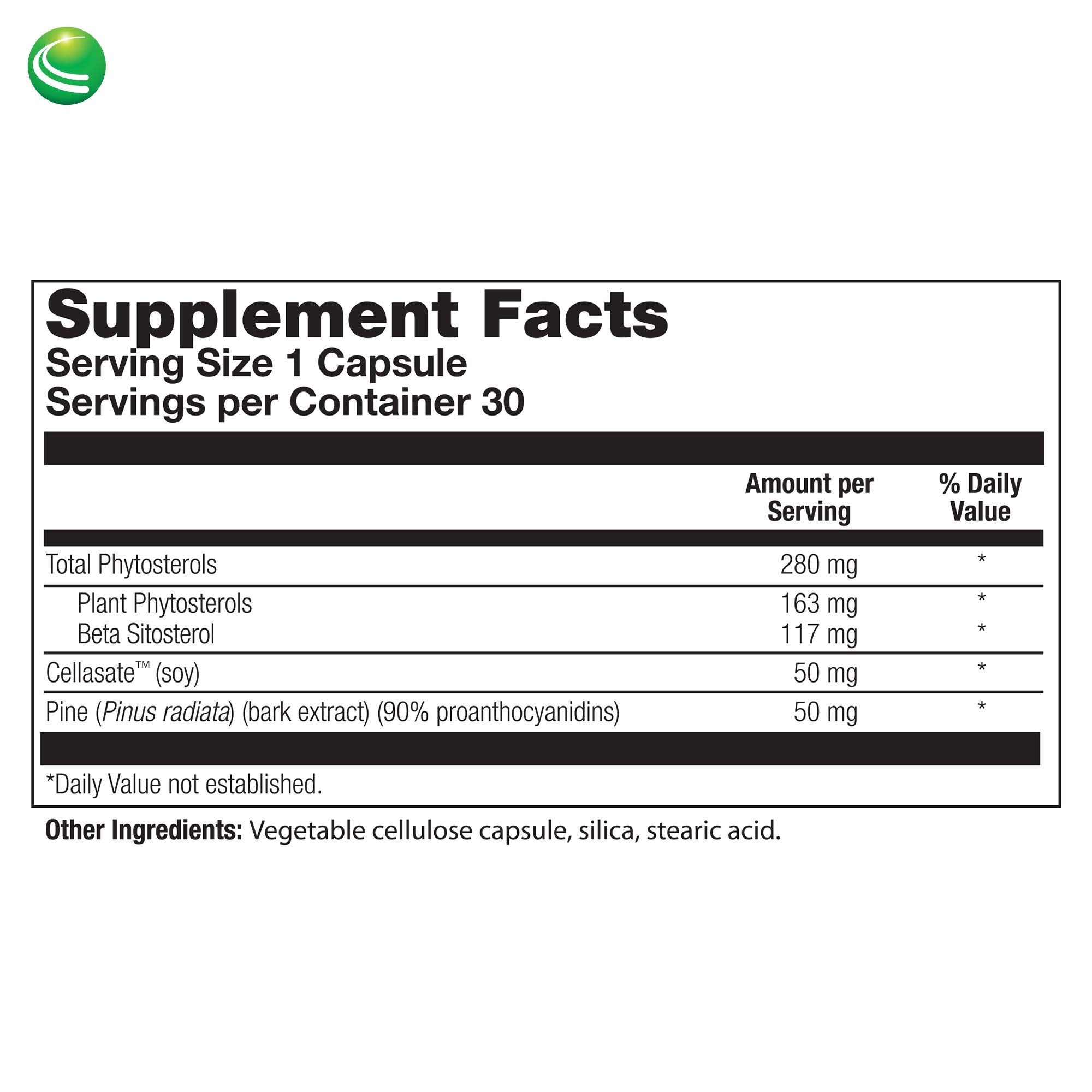 Nutra BioGenesis Sterol 117 proantocianidinas antioxidantes en fórmula