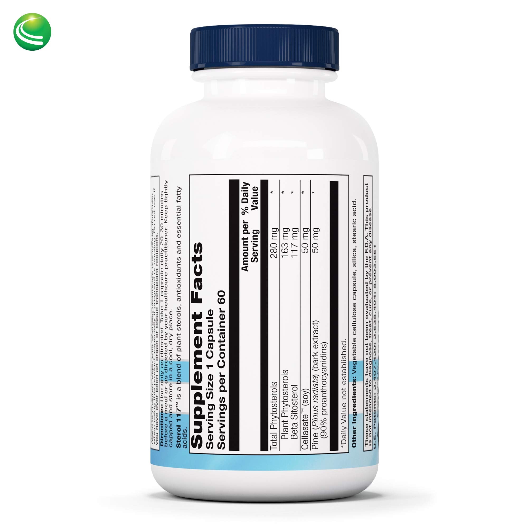 Nutra BioGenesis Sterol 117 fórmula de fitosteroles para salud general
