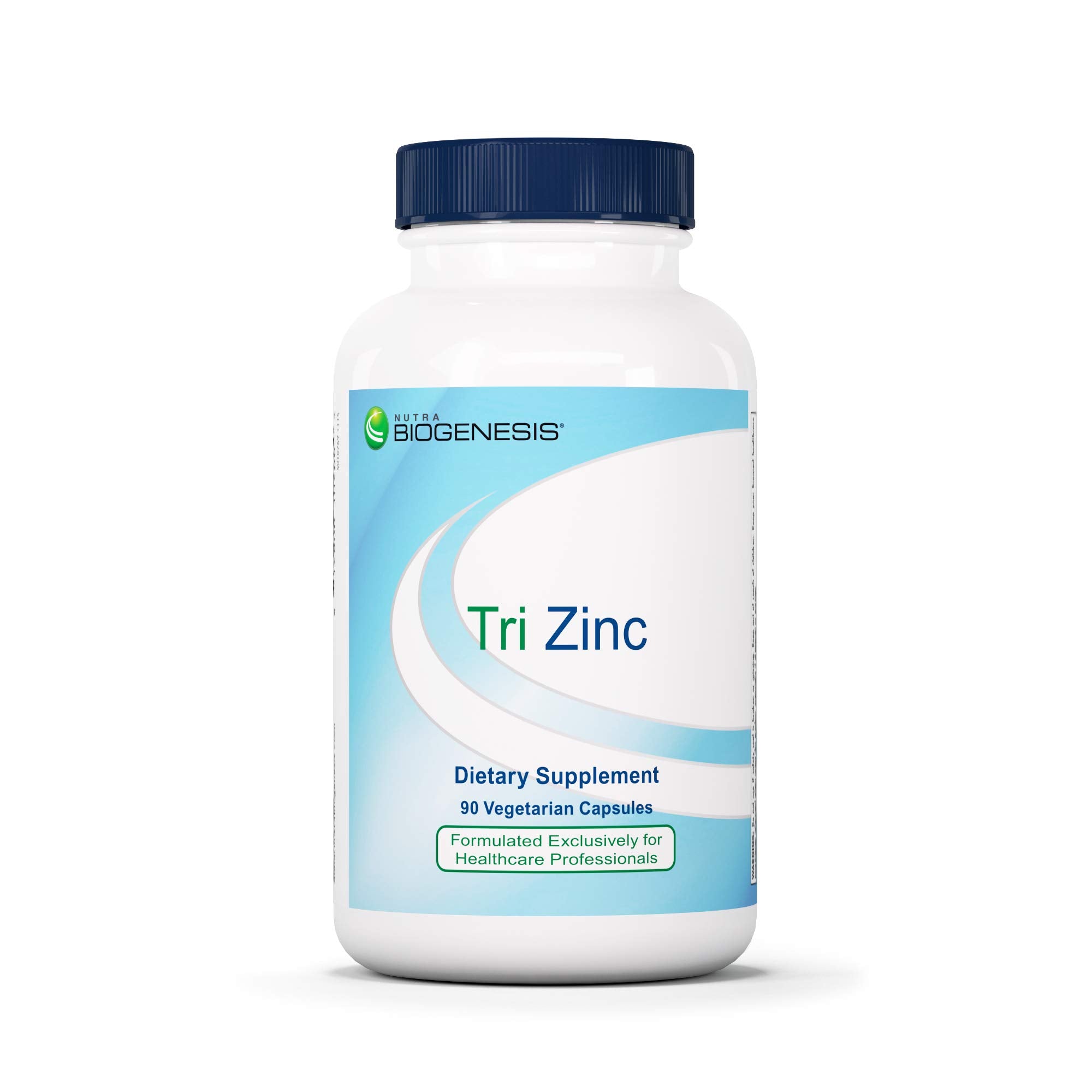 Nutra BioGenesis Tri Zinc, botella: posible apoyo inmunológico y salud general.