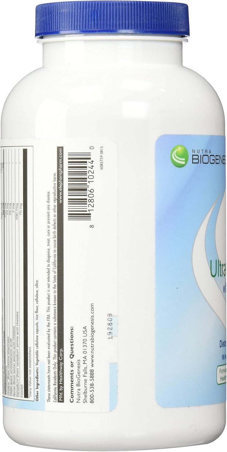 Nutra BioGenesis UltraGenesis: cápsulas en primer plano, textura suave y consumo diario recomendado