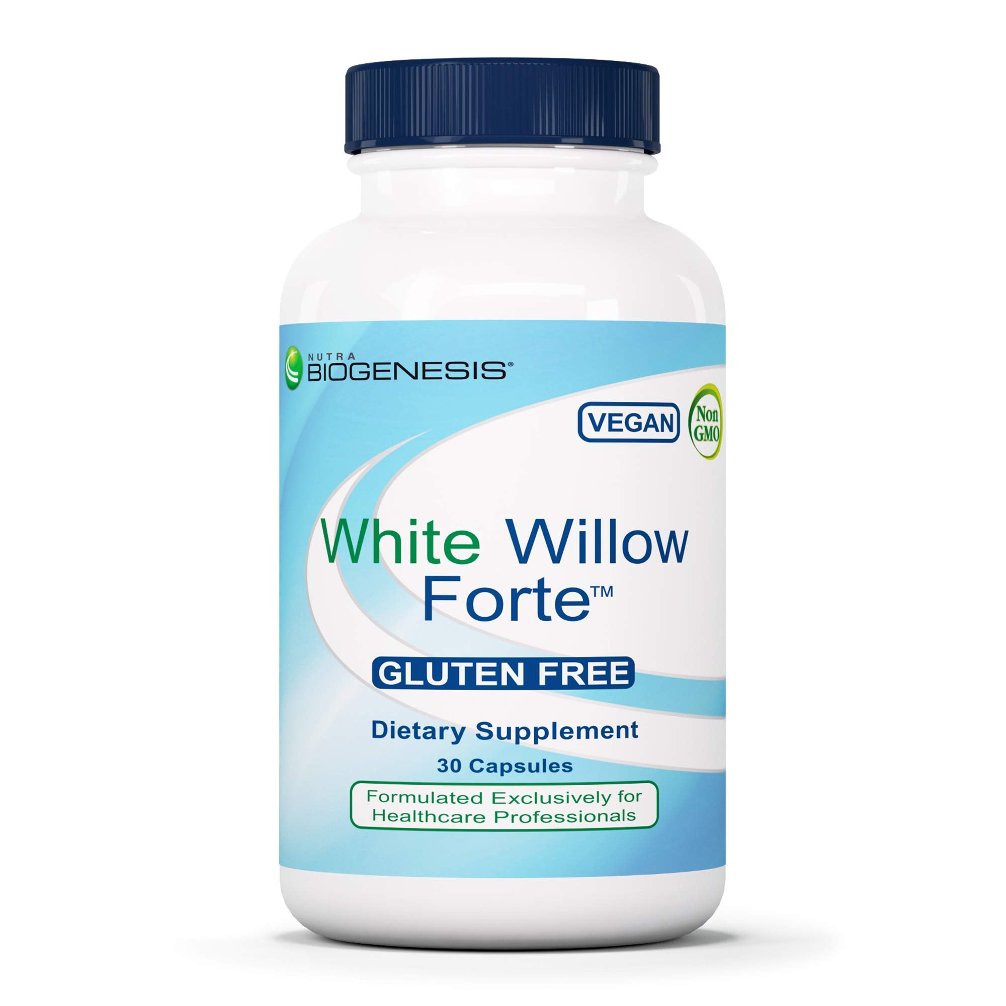 Nutra BioGenesis White Willow Forte cápsulas para apoyo digestivo diario
