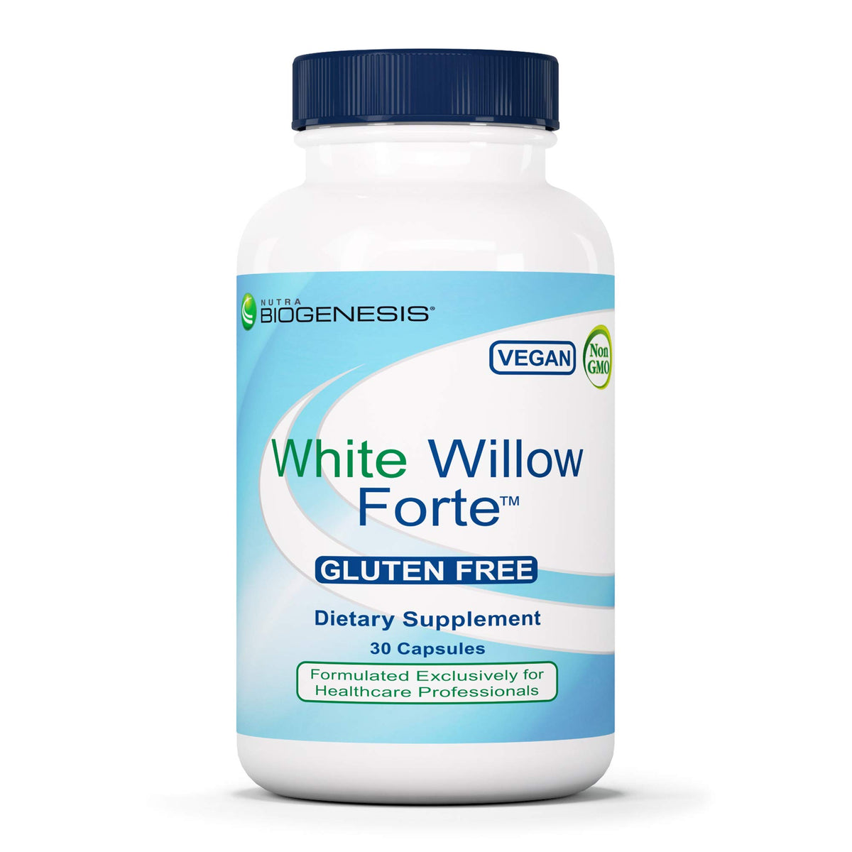 Nutra BioGenesis White Willow Forte cápsulas para apoyo digestivo diario